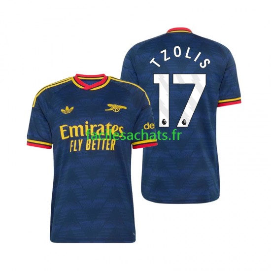 Maillot Arsenal Christos Tzolis 17 2026-2027 Extérieur Homme MC