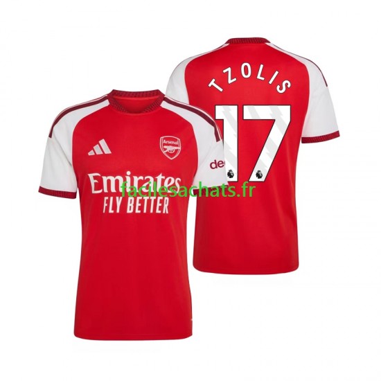 Maillot Arsenal Christos Tzolis 17 2026-2027 Domicile Homme MC