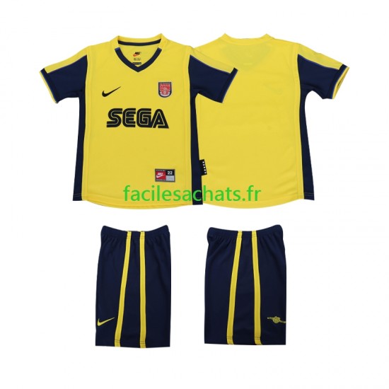 Maillot Arsenal Retro 2000 2001 Extérieur Enfant MC