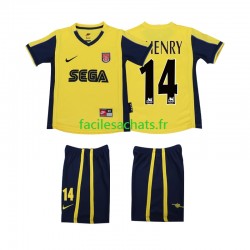 Maillot Arsenal Thierry Henry 14 Retro 2000 2001 Extérieur Enfant MC
