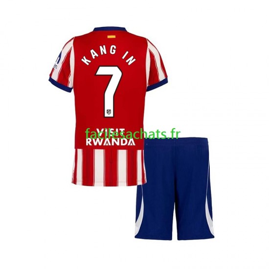 Maillot Atlético Madrid Lee Kang-in 7 2026-2027 Domicile Enfant MC