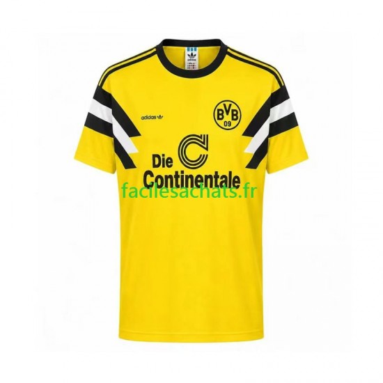 Maillot Borussia Dortmund Retro 1989 Domicile Homme MC