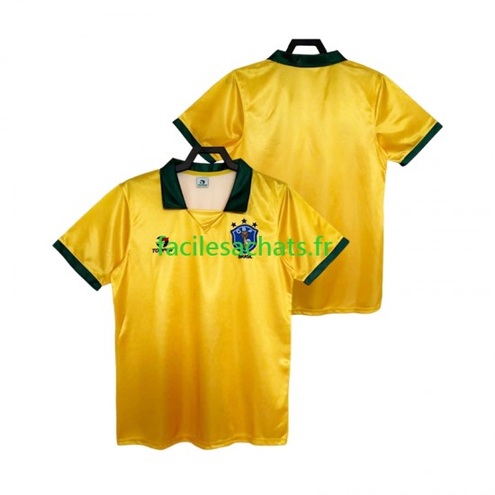 Maillot Brésil Retro 1988 Domicile Homme MC
