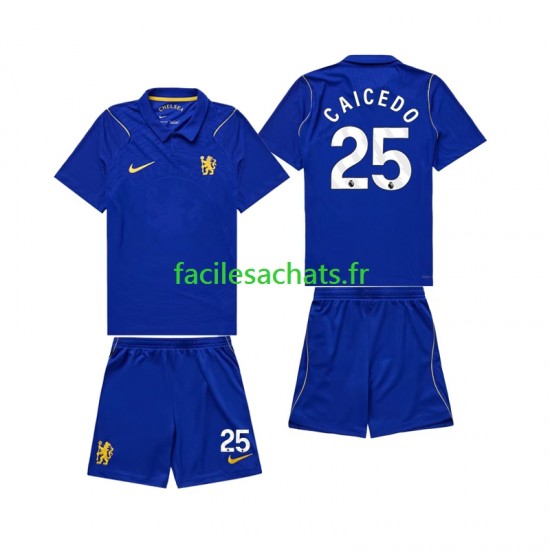 Maillot Chelsea Moises Caicedo 25 2026-2027 Domicile Enfant MC