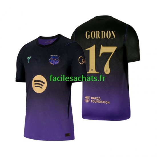 Maillot FC Barcelone Anthony Gordon 17 2026-2027 Extérieur Homme MC