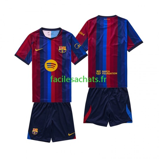 Maillot FC Barcelone 2026-2027 Domicile Enfant MC