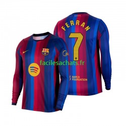 Maillot FC Barcelone Ferran Torres 7 2026-2027 Domicile Homme ML