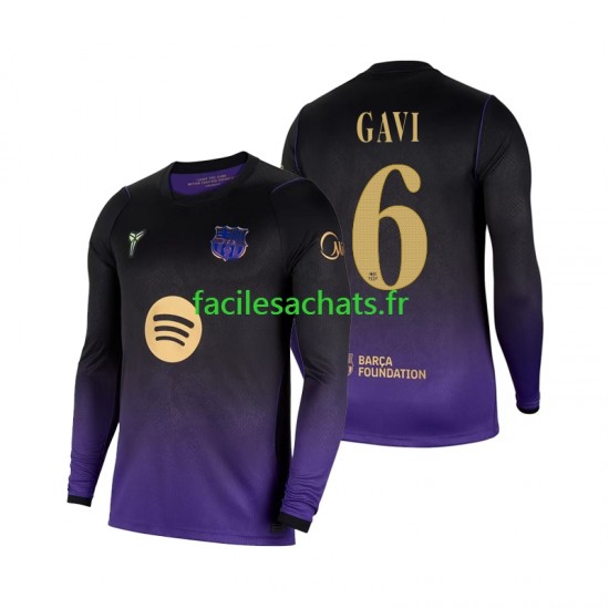 Maillot FC Barcelone Gavi 6 2026-2027 Extérieur Homme ML