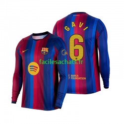 Maillot FC Barcelone Gavi 6 2026-2027 Domicile Homme ML
