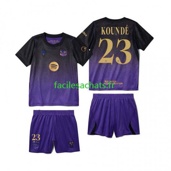 Maillot FC Barcelone Jules Kounde 23 2026-2027 Extérieur Enfant MC
