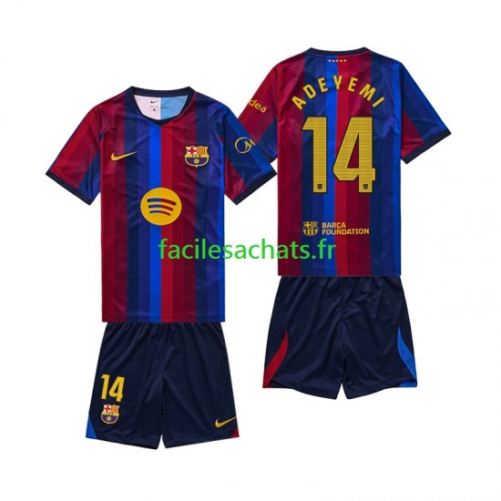 Maillot FC Barcelone Karim Adeyemi 14 2026-2027 Domicile Enfant MC
