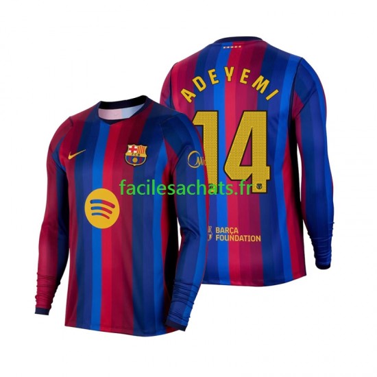 Maillot FC Barcelone Karim Adeyemi 14 2026-2027 Domicile Homme ML