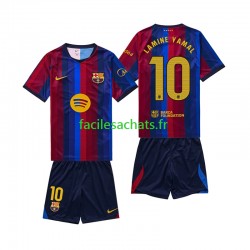 Maillot FC Barcelone Lamine Yamal 10 2026-2027 Domicile Enfant MC