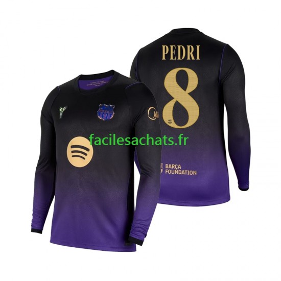 Maillot FC Barcelone Pedri 8 2026-2027 Extérieur Homme ML