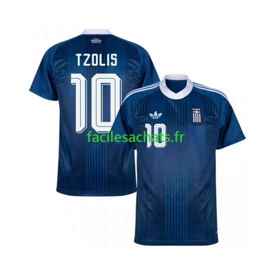 Maillot Grèce Christos Tzolis 17 2026-2027 Extérieur Homme MC