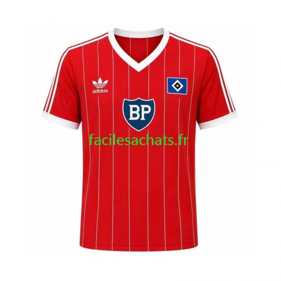 Maillot Hamburger SV Retro 1984 Extérieur Homme MC