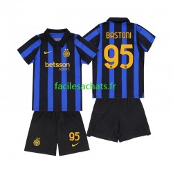 Maillot Inter Milan Alessandro Bastoni 95 2026-2027 Domicile Enfant MC