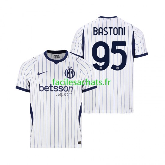 Maillot Inter Milan Alessandro Bastoni 95 2026-2027 Extérieur Homme MC