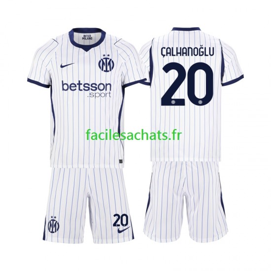 Maillot Inter Milan Hakan Calhanoglu 20 2026-2027 Extérieur Enfant MC