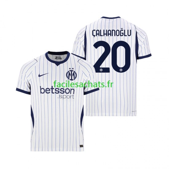 Maillot Inter Milan Hakan Calhanoglu 20 2026-2027 Extérieur Homme MC