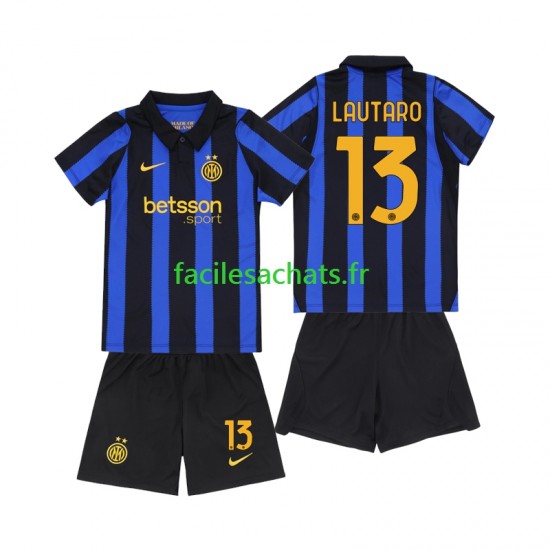 Maillot Inter Milan Lautaro Martinez 13 2026-2027 Domicile Enfant MC