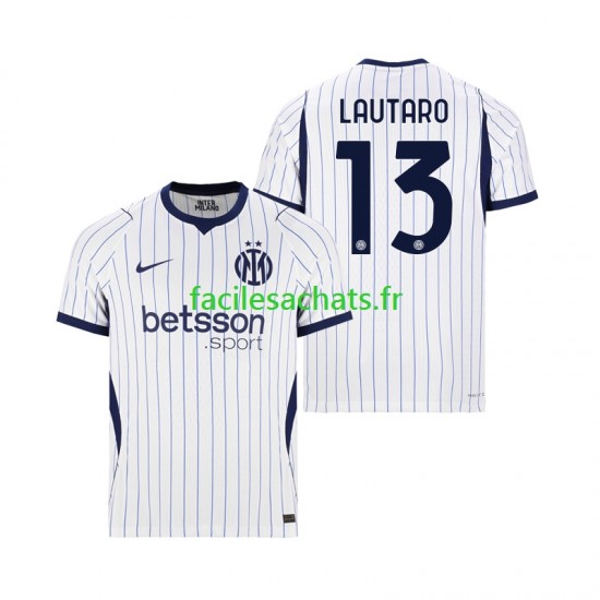 Maillot Inter Milan Lautaro Martinez 13 2026-2027 Extérieur Homme MC