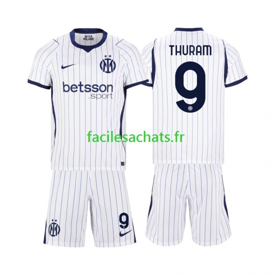 Maillot Inter Milan Marcus Thuram 9 2026-2027 Extérieur Enfant MC