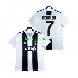 Maillot Juventus Cristiano Ronaldo Retro 2018 2019 Domicile Homme MC