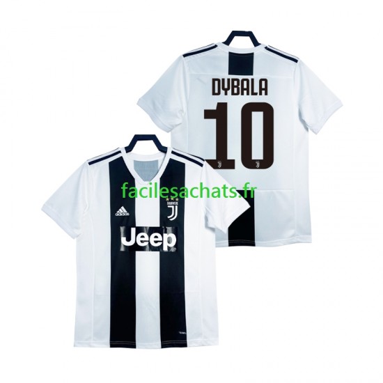 Maillot Juventus DYBALA 21 Retro 2018 2019 Domicile Homme MC