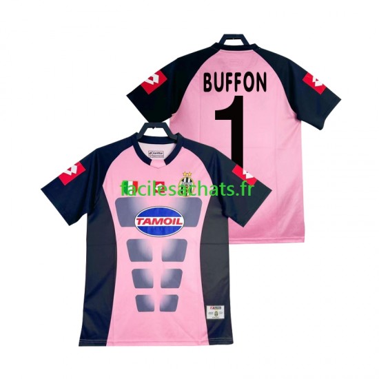 Maillot Juventus Buffon 1 Retro 2002-2003 Gardien Extérieur Homme MC
