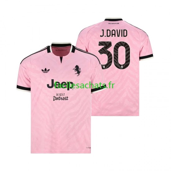 Maillot Juventus Jonathan David 30 2026-2027 Extérieur Homme MC