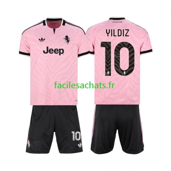 Maillot Juventus Kenan Yildiz 10 2026-2027 Extérieur Enfant MC