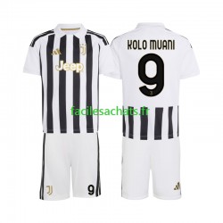 Maillot Juventus Randal Kolo Muani 9 2026-2027 Domicile Enfant MC