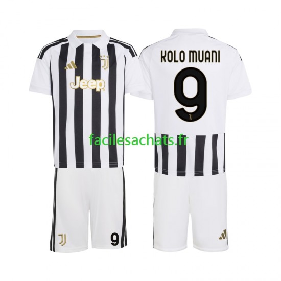 Maillot Juventus Randal Kolo Muani 9 2026-2027 Domicile Enfant MC