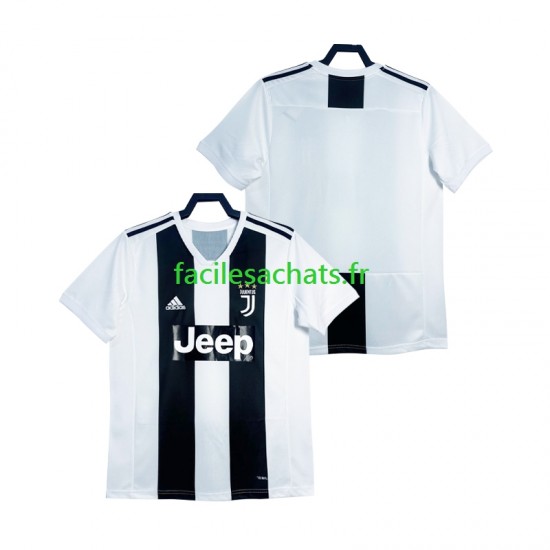 Maillot Juventus Retro 2018 2019 Domicile Homme MC