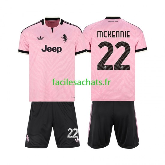 Maillot Juventus Weston McKennie 22 2026-2027 Extérieur Enfant MC