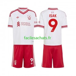 Maillot Liverpool Alexander Isak 9 2026-2027 Extérieur Enfant MC
