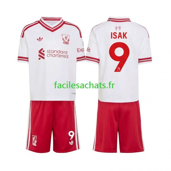 Maillot Liverpool Alexander Isak 9 2026-2027 Extérieur Enfant MC