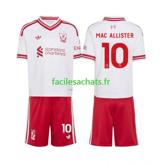 Maillot Liverpool Alexis Mac Allister 10 2026-2027 Extérieur Enfant MC