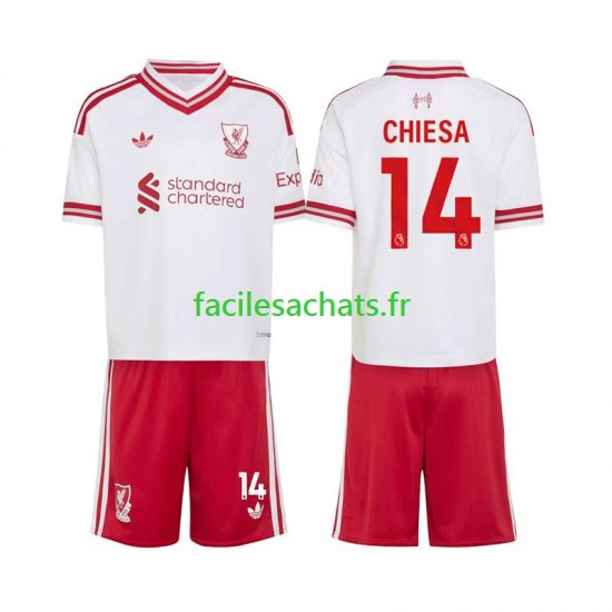 Maillot Liverpool Federico Chiesa 14 2026-2027 Extérieur Enfant MC