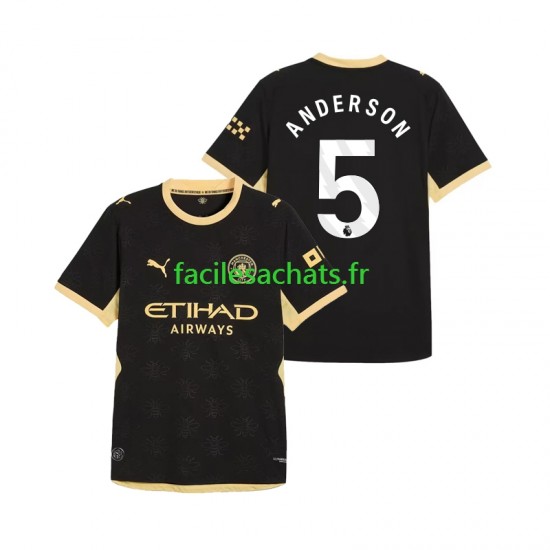 Maillot Manchester City Elliot Anderson 5 2026-2027 Extérieur Homme MC