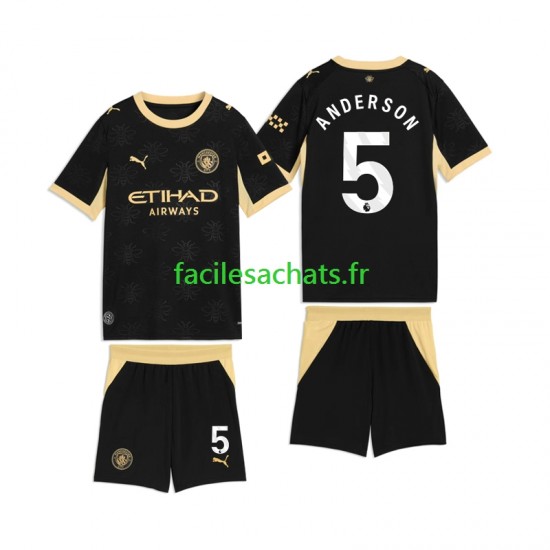 Maillot Manchester City Elliot Anderson 5 2026-2027 Extérieur Enfant MC