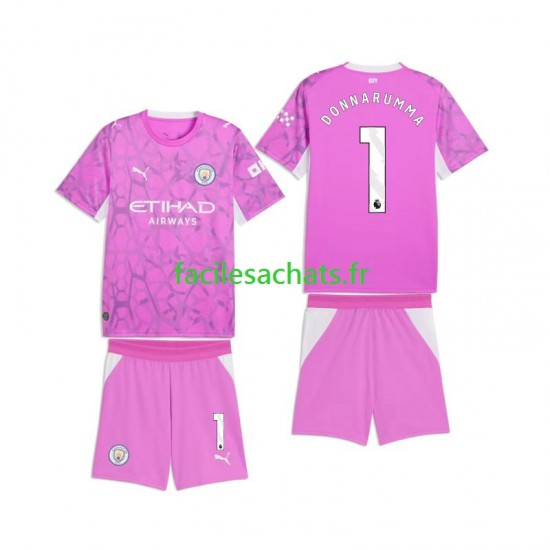 Maillot Manchester City Gianluigi Donnarumma 1 2026-2027 Gardien Extérieur Enfant MC