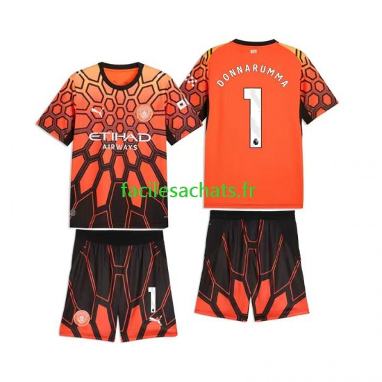 Maillot Manchester City Gianluigi Donnarumma 1 2026-2027 Gardien 3ème Enfant MC