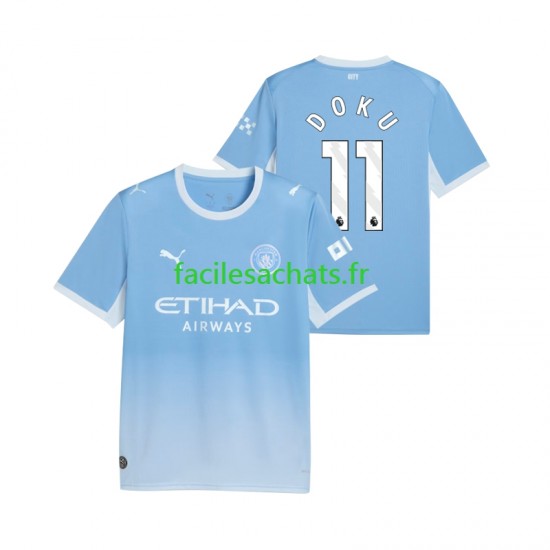 Maillot Manchester City Jeremy Doku 11 2026-2027 Domicile Homme MC