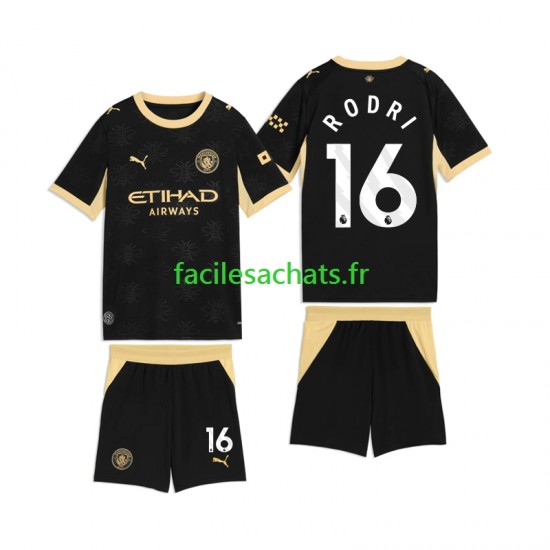Maillot Manchester City Rodri 16 2026-2027 Extérieur Enfant MC