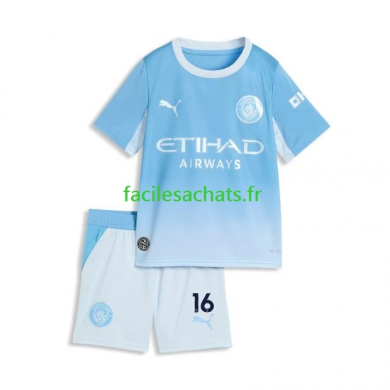 Maillot Manchester City Rodri 16 2026-2027 Domicile Enfant MC