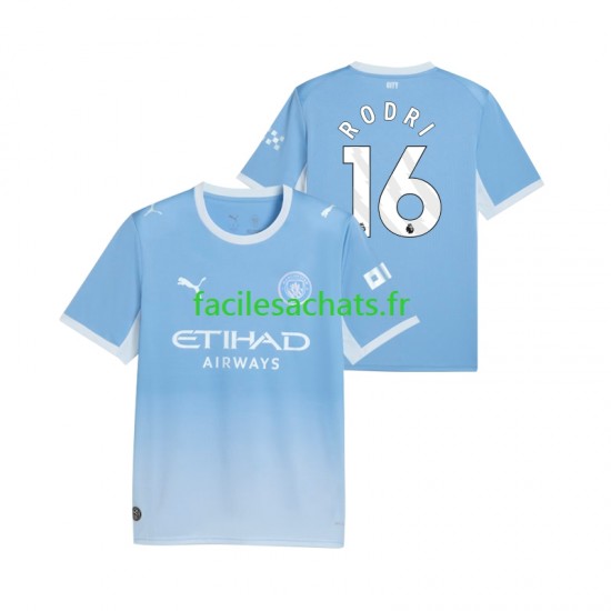Maillot Manchester City Rodri 16 2026-2027 Domicile Homme MC