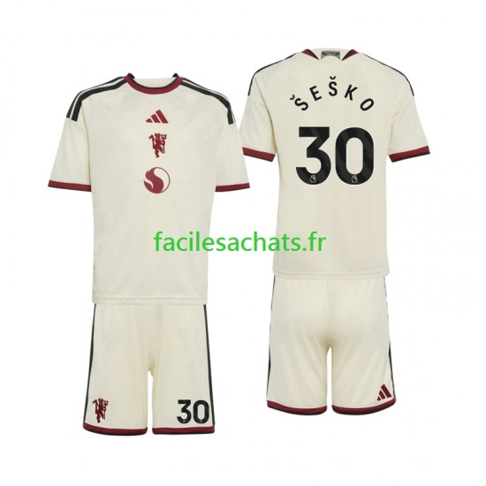 Maillot Manchester United Benjamin Sesko 30 2026-2027 3ème Enfant MC