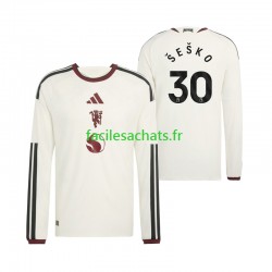 Maillot Manchester United Benjamin Sesko 30 2026-2027 3ème Homme ML Maillot Manchester United Benjamin Sesko 30 2026-2027 3ème Homme ML